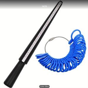 Ring Sizing Mandrel and Finger Sizers Blue
